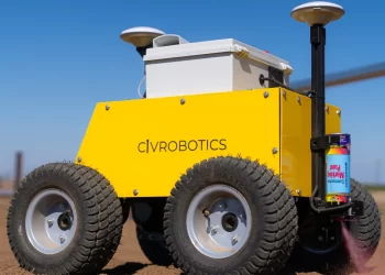 Este robô topógrafo é capaz de traçar até 17 km por dia, 8 vezes mais rápido do que os humanos