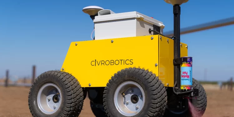 Este robô topógrafo é capaz de traçar até 17 km por dia, 8 vezes mais rápido do que os humanos