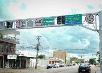 Prefeitura de Porto Velho segue com trabalho de modernização da sinalização de trânsito