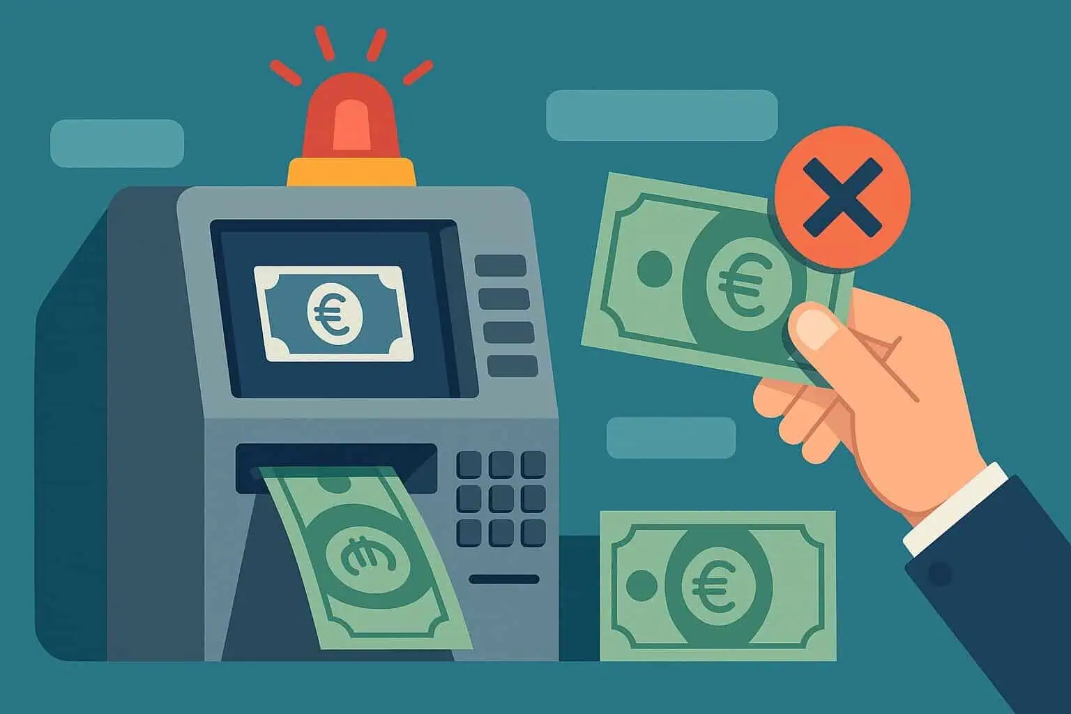 Como é que o Multibanco sabe se uma nota é falsa?