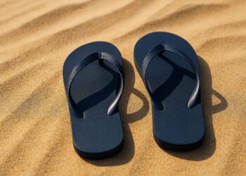 Porque nunca deves deixar os chinelos ao sol na praia!