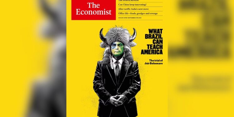 Revista britânica classifica julgamento de Bolsonaro como “lição de democracia para América”