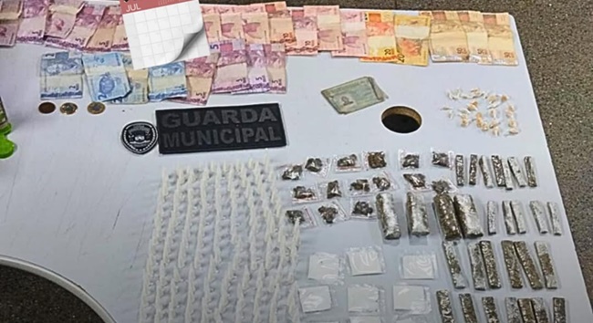 Traficantes são presos próximo à feira noturna de Vargem Grande