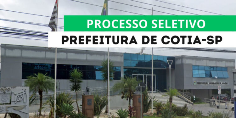 Prefeitura de Cotia-SP divulga edital com vagas para Agente de Saúde