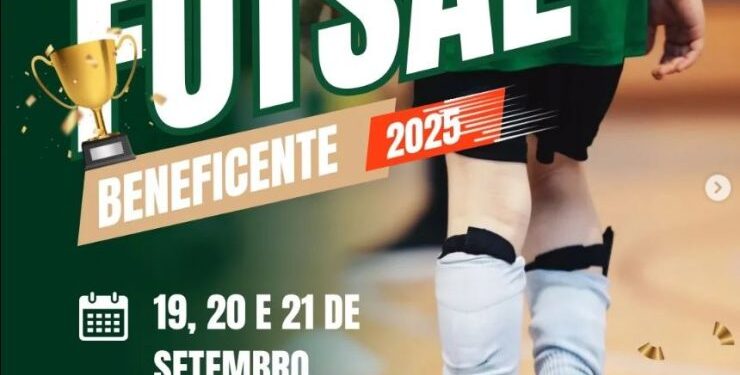 Inscrições abertas para a 4ª edição do Torneio de Futsal Beneficente