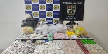 GCM apreende drogas e materiais ligados ao tráfico em São Roque