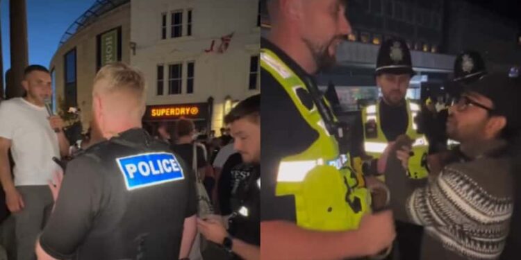 Pregadores de rua são detidos na Inglaterra, mas levam homem a Jesus: “Vale cada algema”