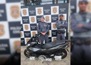 PM prende homem com moto furtada em Vargem Grande Paulista