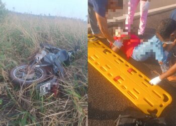 Motociclista de 31 anos sofre acidente na BR-429 entre Seringueiras e São Francisco