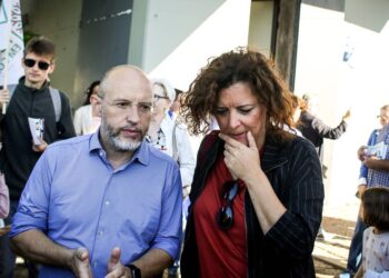 Cascais: Rui Tavares e Marisa Matias voltaram a estar “lado a lado” em campanha e apontaram ao Chega, à IL e a Moedas