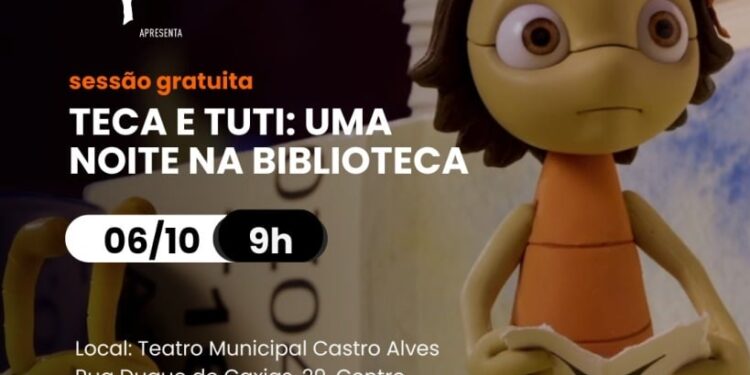 Teatro Castro Alves de Araçatuba recebe mais um filme de animação infantil em parceria com o Pontos MIS