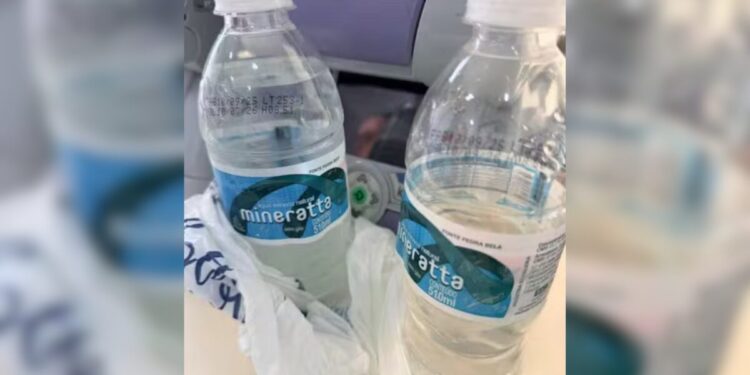 O que se sabe sobre homem internado com sintomas de intoxicação após beber água mineral