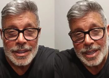 Alexandre Frota grava pronunciamento após ter mandato de vereador de Cotia cassado