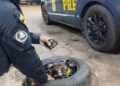 Traficante sai de Cotia e é preso no interior com drogas no pneu do carro