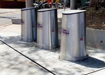 São Roque implanta lixeiras subterrâneas no centro da cidade