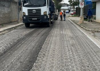 Vila Jovina, Jardim Lina, Pioneiro e Clotilde recebem obras de pavimentação