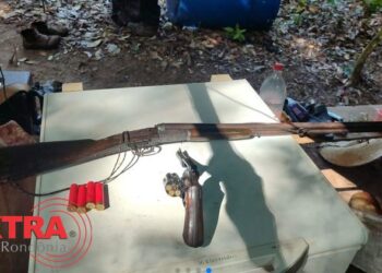 PF e Ibama realizam operação contra garimpo ilegal em terra indígena de Chupinguaia