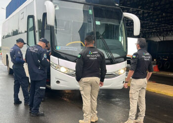 Governo de RO realiza “Operação Rota Segura” para fiscalização no transporte de passageiros, em Vilhena