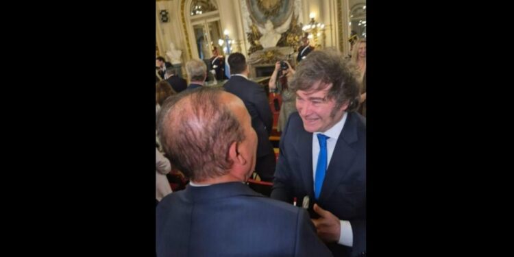 Jorginho encontra Milei e destaca potencial para mais negócios com a Argentina