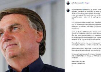 Pré-candidato a senador por SC, Carlos Bolsonaro diz que querem o pai dele “enterrado vivo”