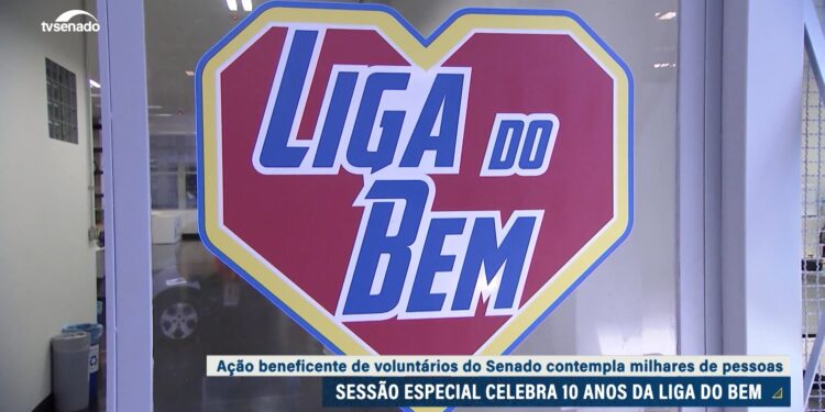 Vídeo: Senado homenageia ações voluntárias da Liga do Bem, que completa 10 anos
