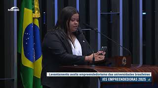 Vídeo: Senado recebe Índice de Instituições de Ensino Superior Empreendedoras