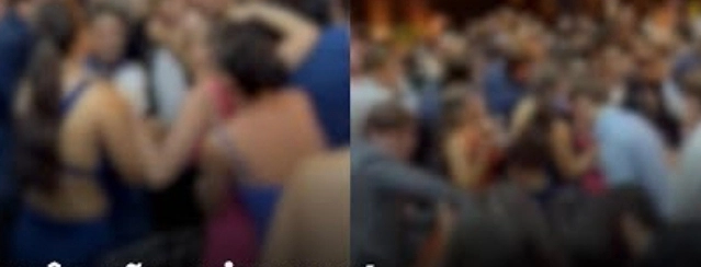 Festa de formatura em escola de elite termina em pancadaria após música com conteúdo sexual — VÍDEO