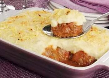 Receita: Almôndegas com purê de batata