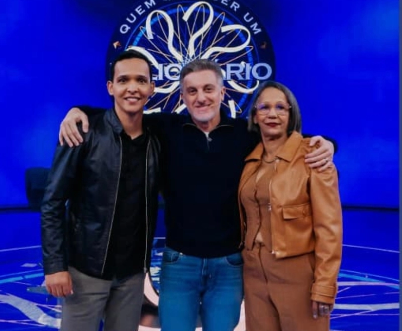 Hermeson Alvarenga representa Ji-Paraná no programa de Luciano Huck e mobiliza torcida nas redes sociais