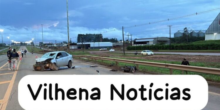 Vilhena: motociclista morre após colisão com veículo na BR-364
