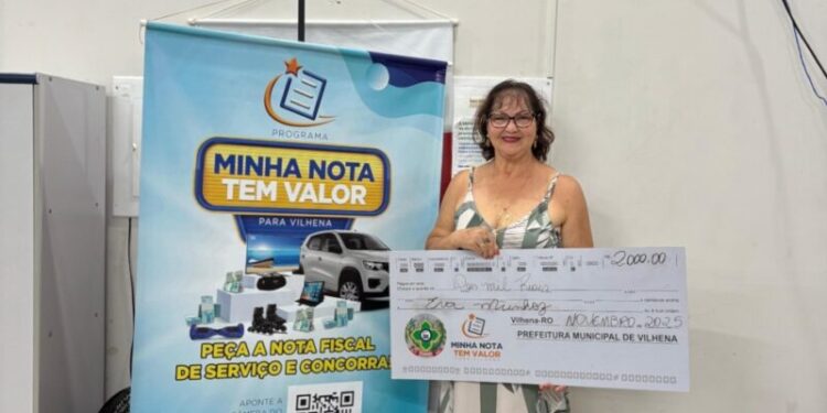 Programa “Minha Nota Tem Valor Para Vilhena” vai sortear prêmios em dinheiro, motos e carro 0km em 2026