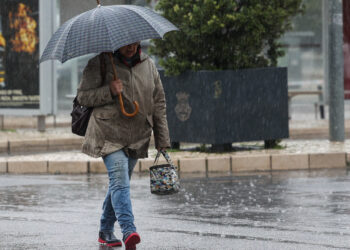 Chuva forte, vento intenso e queda de neve marcam a previsão para esta segunda-feira