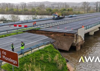 A1 colapsou e as imagens são impressionantes