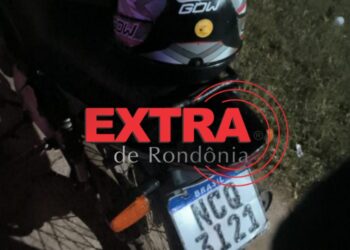 Adolescente é apreendido com moto furtada e simulacro de arma em Vilhena