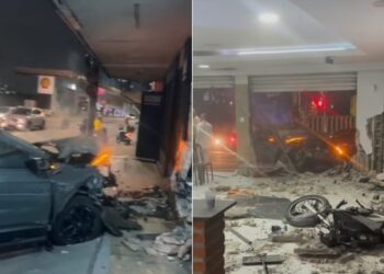 Carro roubado invade igreja em Santo André e suspeito aceita Jesus após prisão