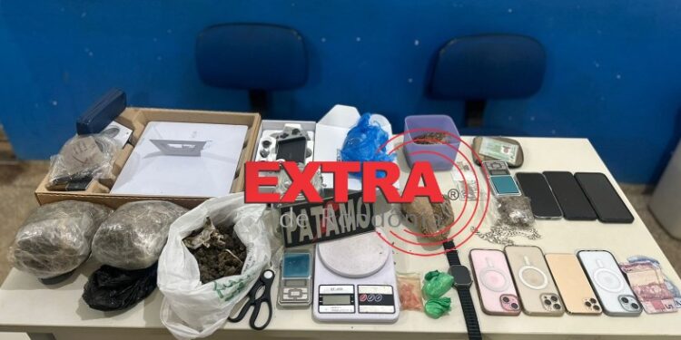 Ação da PM desmonta esquema de tráfico e prende quatro em Vilhena