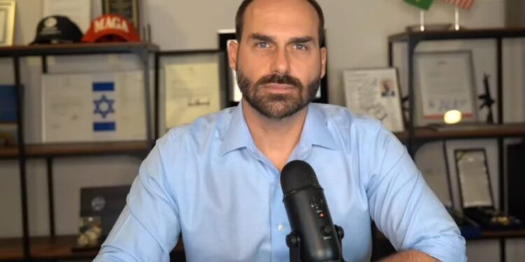 Eduardo diz que Moraes teme morte de Bolsonaro