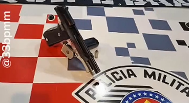 Disparos em via pública terminam com prisão de bandido na região