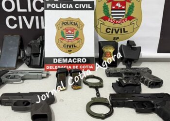 Falso policial é preso com armas e munições em Cotia