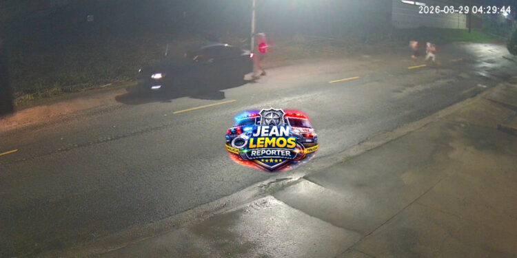 Madrugada suspeita: jovens mascarados são flagrados por câmeras em Ji-Paraná