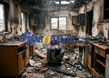 Explosão de botija de gás deixa três pessoas em estado gravíssimo em Ji-Paraná.