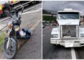 Carreta atropela moto e mata garupa no Rodoanel Oeste