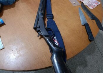 Armas e drogas são apreendidas em operação policial em Rondônia