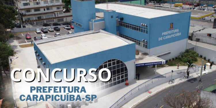 Concurso Carapicuíba-SP: Prefeitura lança edital 02/2026 para 3 cargos