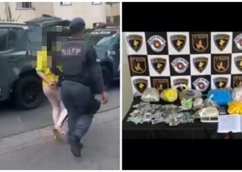 Casal é flagrado com drogas e preso próximo à Granja Viana