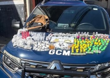 gcm-apreende-grande-quantidade-de-drogas-perto-da-aldeia-de-carapicuiba