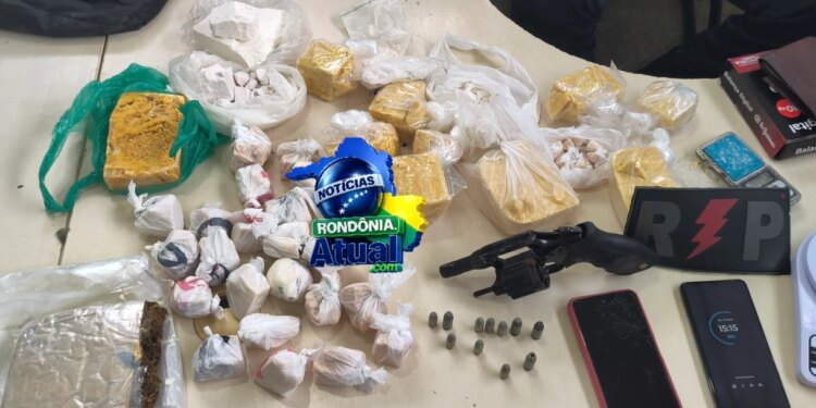 Polícia dá prejuízo pesado ao tráfico e prende suspeito de fazer “delivery” de drogas em Ji-Paraná