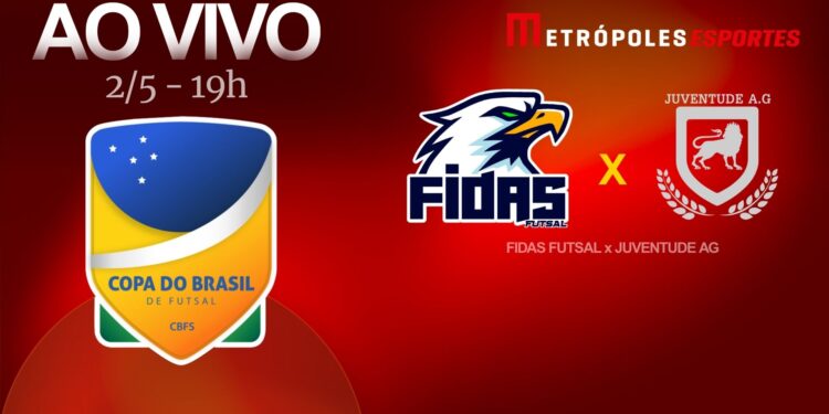 Copa do Brasil de Futsal: assista Fidas Futsal x Juventude AG ao vivo