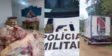 São Roque: Polícia recupera carga de carne roubada e dois são presos